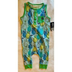 NWT Rags to Rachs Bouncing Toddler One-Piece Summer Romper Size 3/4